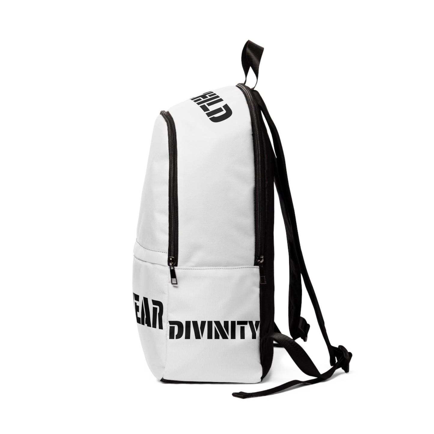 Unisex Fabric Backpack with Inspirational Quotes, Trendy Backpack, Casual Backpack, Daily Use Bag, Gifts for Students, Religious Gifts
